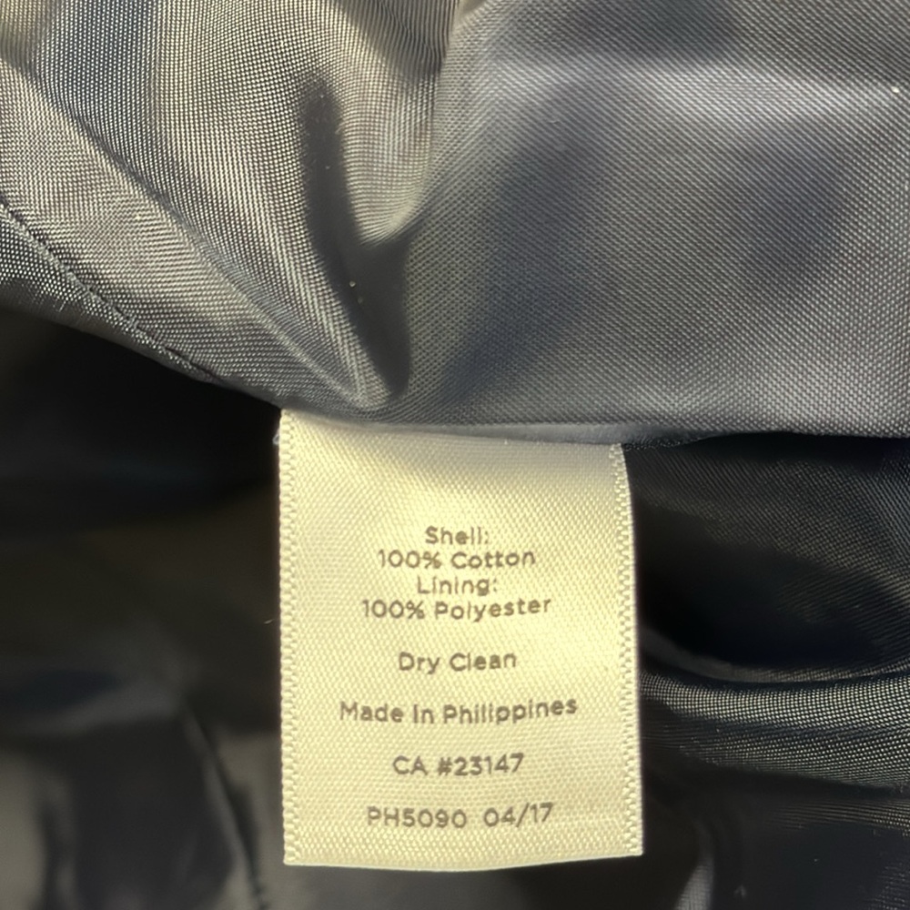 Talbots navy blazer/jacket. - Picture 8 of 9